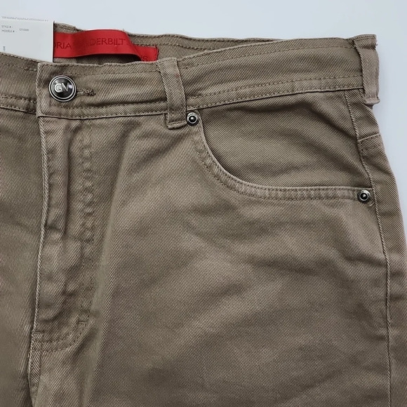 Gloria Vanderbilt Amanda Classic Fit Tapered Leg Tan Jeans Petite Medium Size 14 - Picture 4 of 14